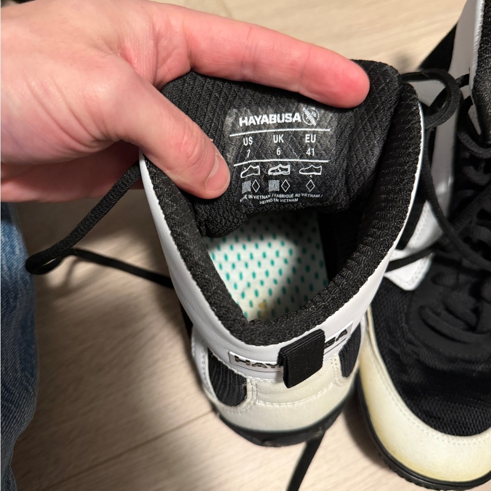 Kids Black and White Athletic Shoes